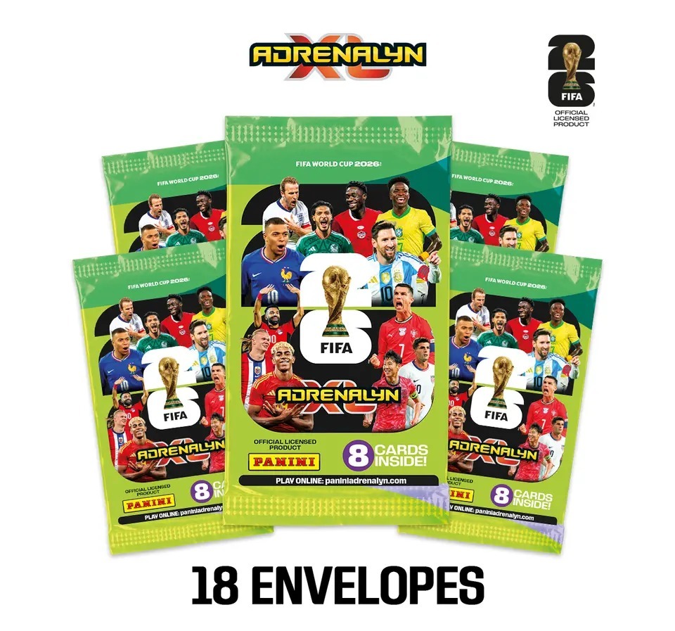 FIFA WORLD CUP 2026™ ADRENALYN XL™ - Kit com 18 Envelopes